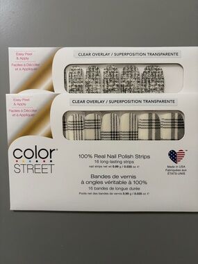 Color Street Clear Overlay Nail Strips